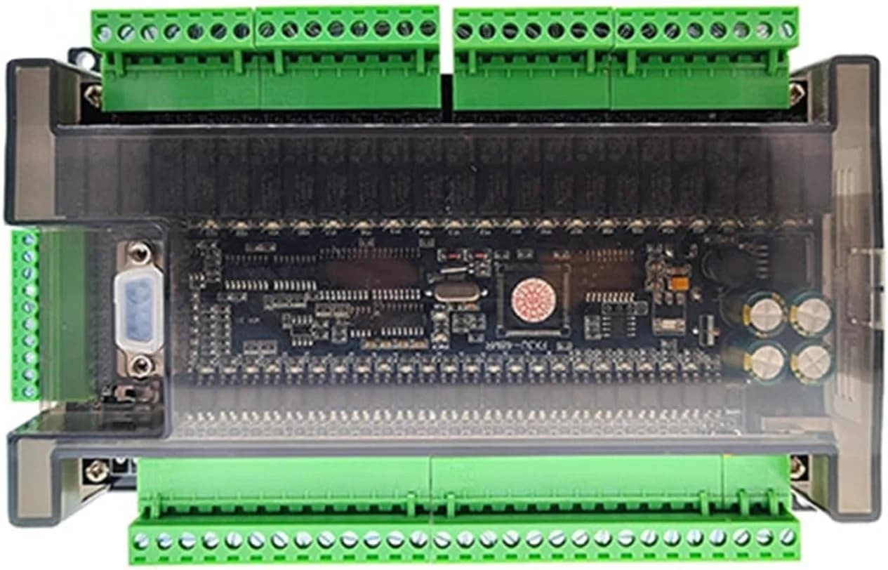 FX3U-48MR 48MT 24 Input Output with RS232 RS485 38400bps Relay Transistor Programmable Logic Controller Eletronic Components(FX3U-48MR)